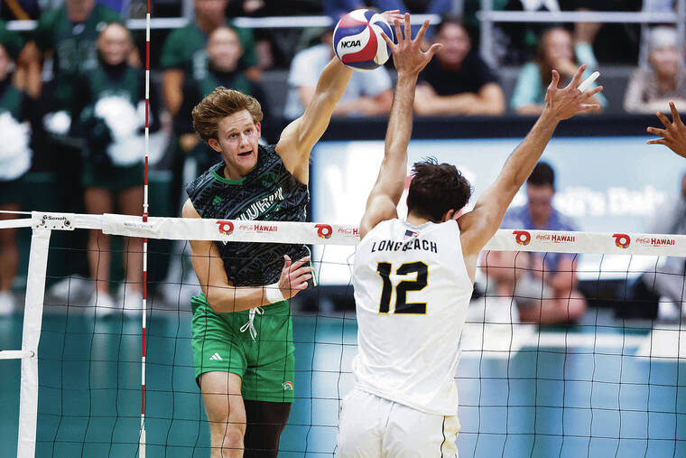 O vôlei masculino do Havaí fluiu, obteve o segundo número de sementes no Big West Tour